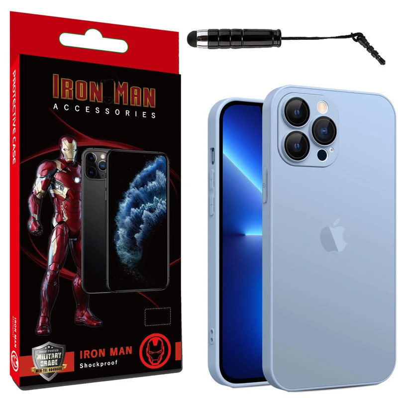 کاور آیرون من مدل Classico PRO مناسب برای گوشی موبایل اپل iPhone 15 PRO MAX به همراه قلم لمسی