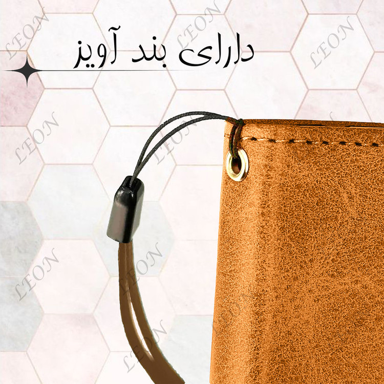 کیف کلاسوری لئون مدل Chanta Yo مناسب برای گوشی موبایل آنر X7C به همراه بندآویز