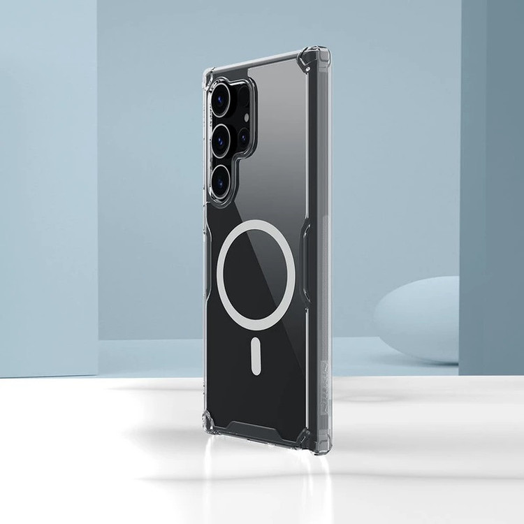 کاور نیلکین مدل Nature TPU Pro Magnetic مناسب برای گوشی موبایل سامسونگ Galaxy S25 Ultra