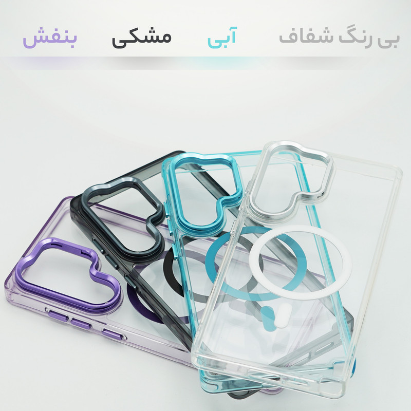 کاور سامورایی مدل Crystal Stand مناسب برای گوشی موبایل سامسونگ Galaxy S26 Ultra