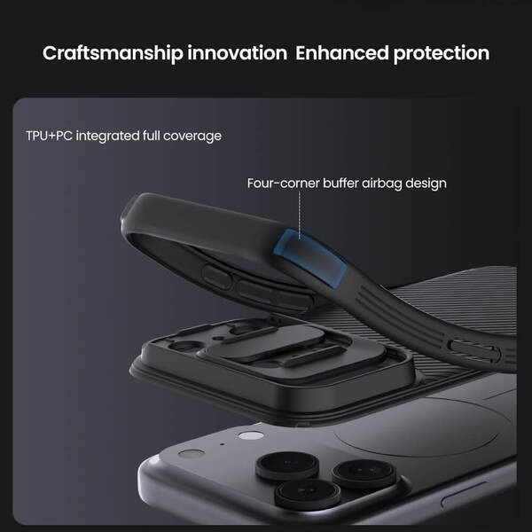 کاور نیلکین مدل Camshield Pro مناسب برای گوشی موبایل اپل iPhone 17 Pro