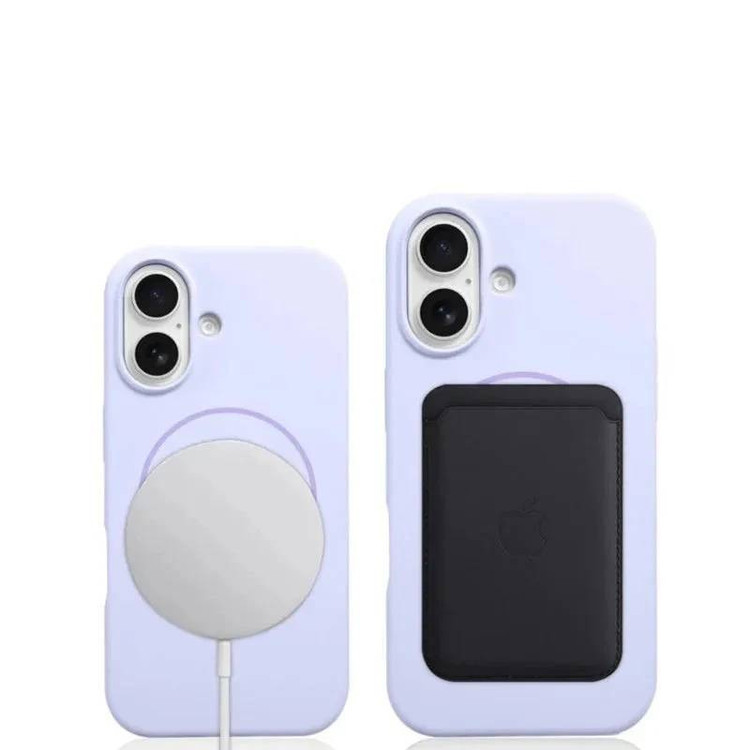 کاور شارک قاب مدل سیلیکونی پاک کنی مگ سیف دار مناسب برای گوشی موبایل اپل iPhone 16 Pro Max