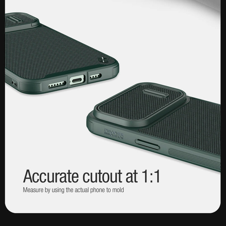 کاور نیلکین مدل Textured Fiber S Case مناسب برای گوشی موبایل اپل iPhone 14 Pro Max