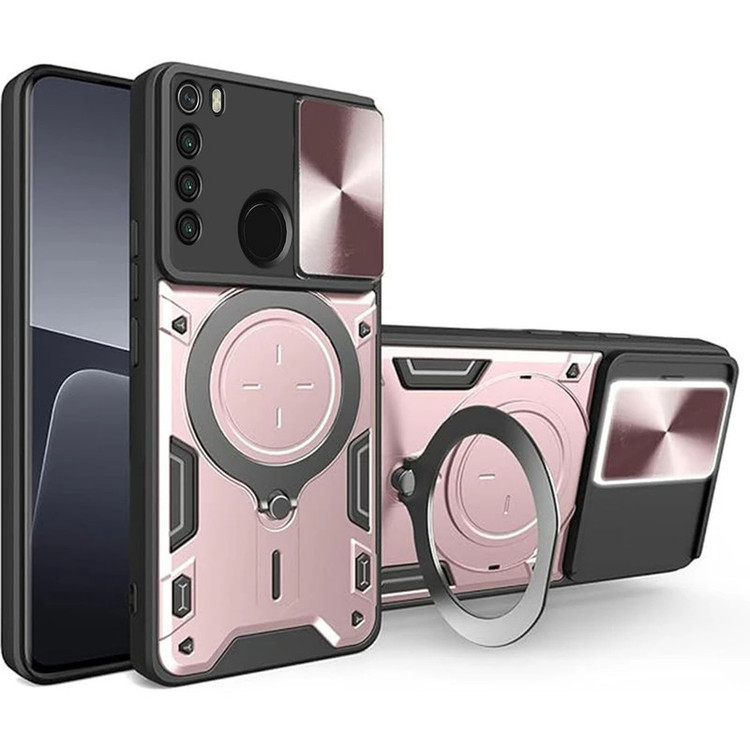 کاور اسپارتان مدل Magnet Ring Strap مناسب برای گوشی موبایل شیائومی Redmi Note 8 به همراه بند آویز