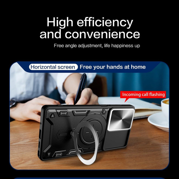 کاور اسپارتان مدل Magnet Ring Strap مناسب برای گوشی موبایل سامسونگ Galaxy A16 5G / A16 4G به همراه بند آویز