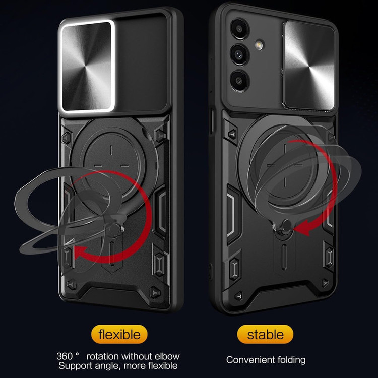 کاور اسپارتان مدل Magnet Ring Strap مناسب برای گوشی موبایل سامسونگ Galaxy A16 5G / A16 4G به همراه بند آویز