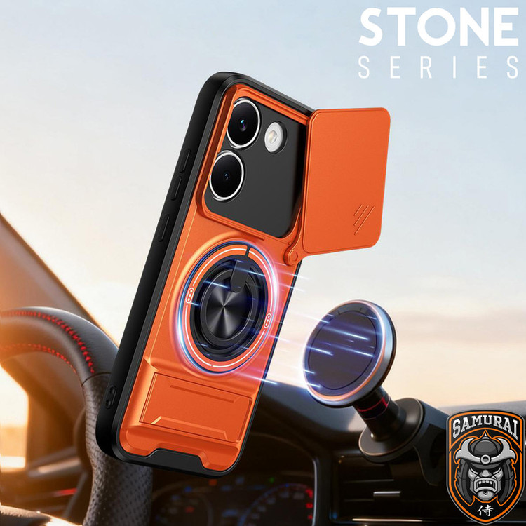 کاور سامورایی مدل Stone مناسب برای گوشی موبایل شیائومی Poco X8 Pro