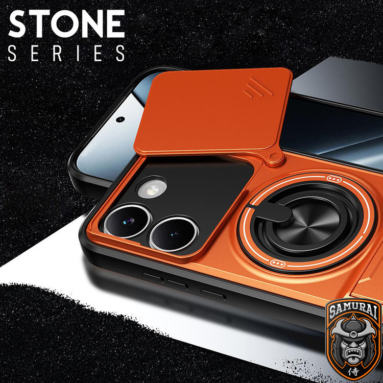 کاور سامورایی مدل Stone مناسب برای گوشی موبایل شیائومی Poco X8 Pro