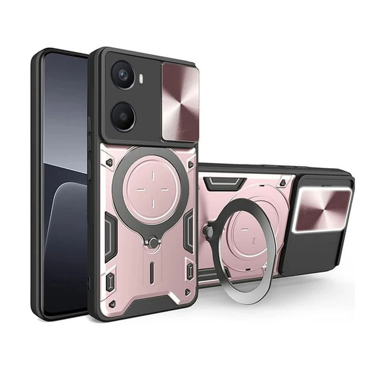 کاور اسپارتان مدل Magnet Ring Strap مناسب برای گوشی موبایل اوپو A76/ A96 4G به همراه بند آویز