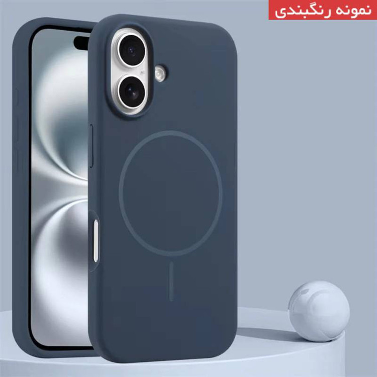 کاور عمو قاب مدل سیلیکونی پاک کنی مگ سیف دار مناسب برای گوشی موبایل اپل iPhone 13 / 14