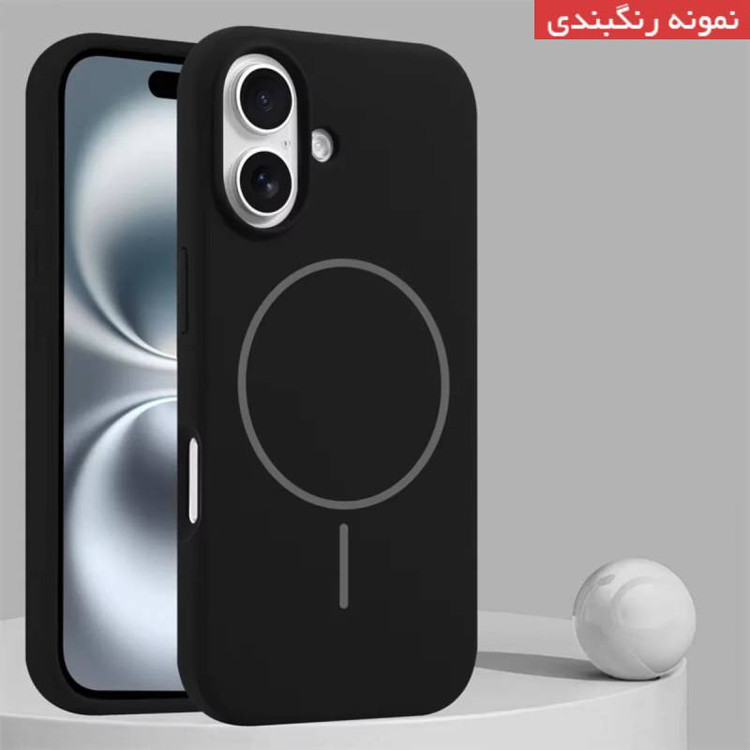کاور عمو قاب مدل سیلیکونی پاک کنی مگ سیف دار مناسب برای گوشی موبایل اپل iPhone 13 / 14