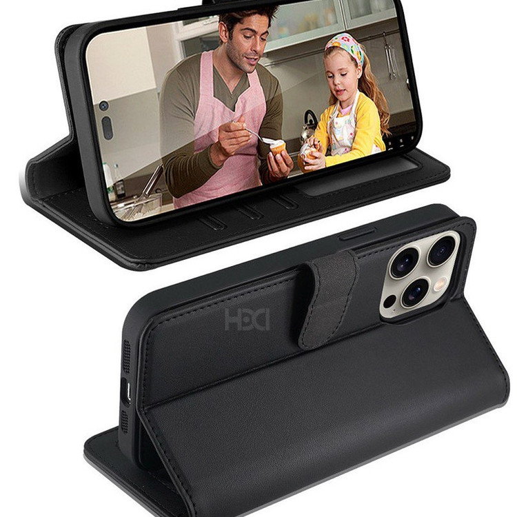 کیف کلاسوری اچ دی دی طرح چرمی مگ سیف مدل LUXURY مناسب برای گوشی موبایل اپل IPHONE 17 pro