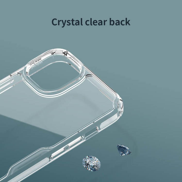 کاور نیلکین مدل Nature TPU Pro مناسب برای گوشی موبایل اپل iPhone 15