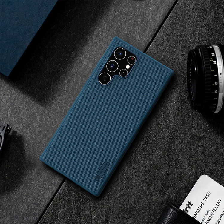 کاور نیلکین مدل Super Frosted Shield Pro مناسب برای گوشی موبایل سامسونگ Galaxy S22 Ultra