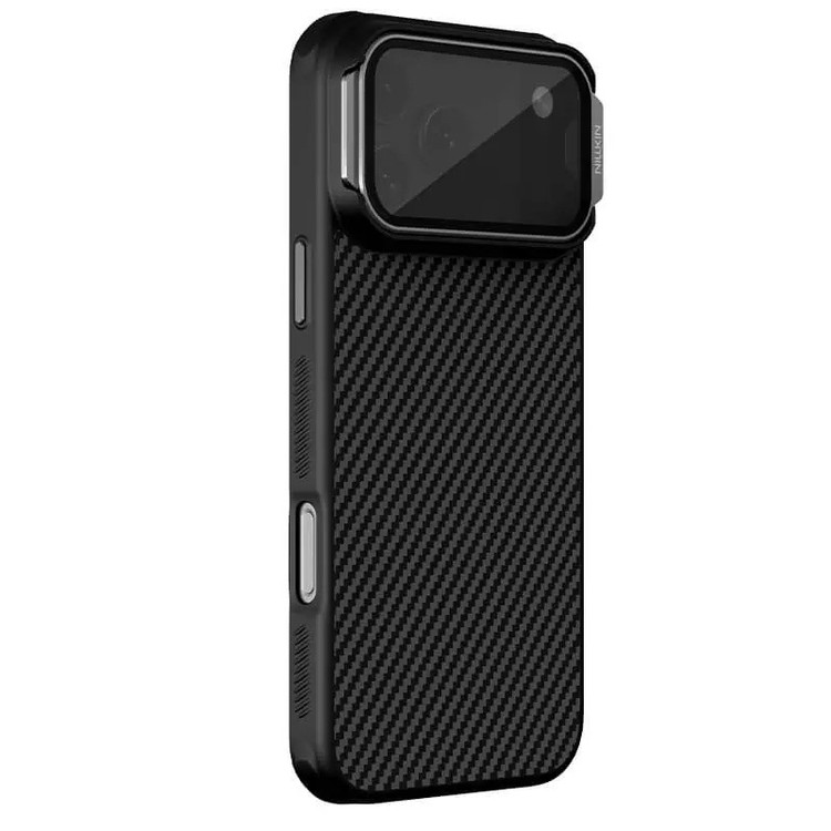 کاور نیلکین مدل CarboProp Magnetic MagSafe Transparent Lens مناسب برای گوشی موبایل اپل iPhone 17 Pro