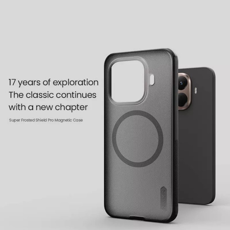 کاور نیلکین مدل Frosted Shield Pro Transparent Magnetic مناسب برای گوشی موبایل شیائومی 15T Pro