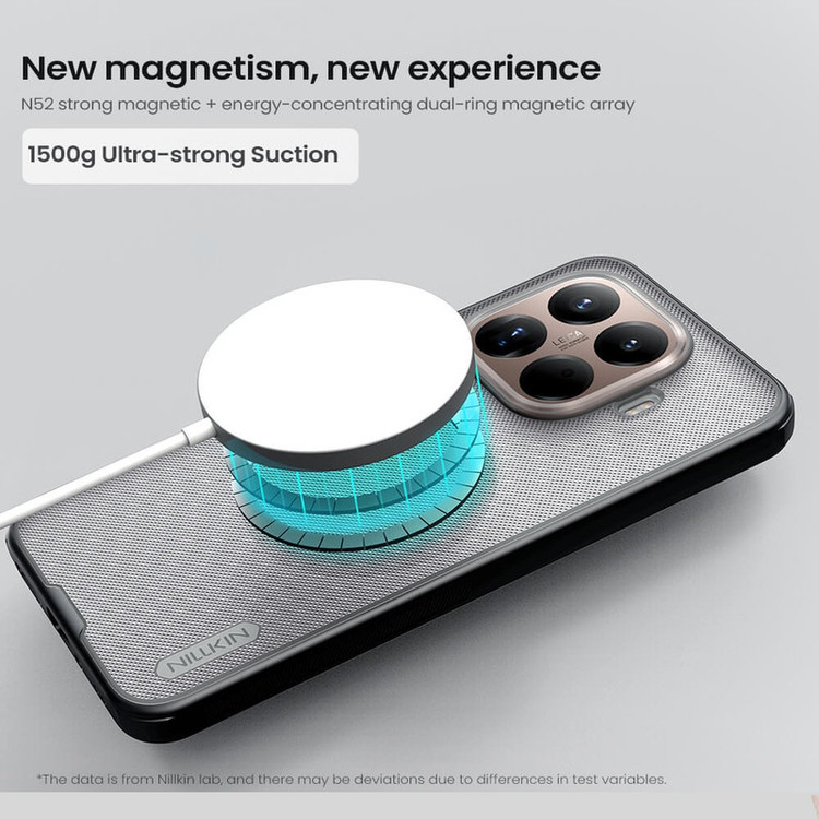 کاور نیلکین مدل Frosted Shield Pro Transparent Magnetic مناسب برای گوشی موبایل شیائومی 15T Pro