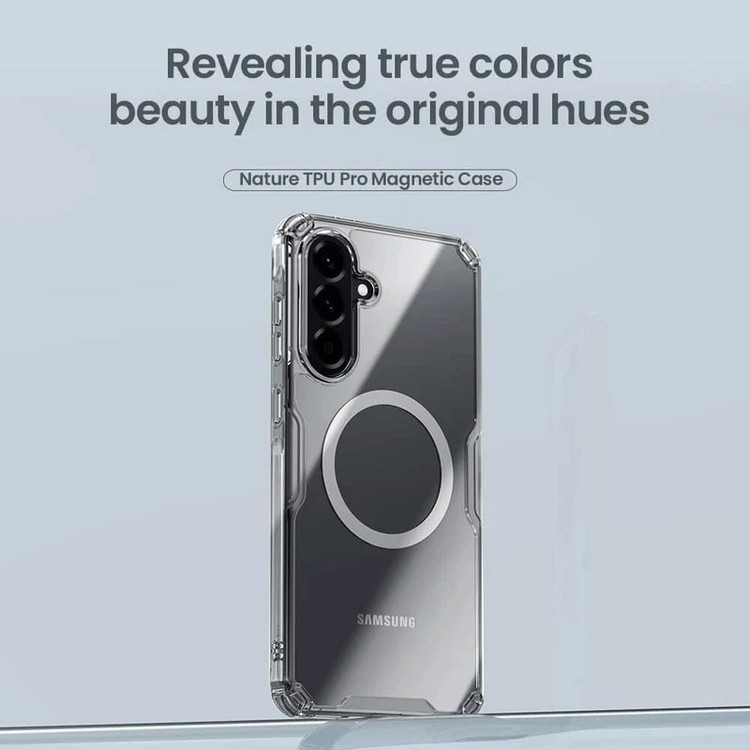 کاور نیلکین مدل Nature TPU Pro Magnetic مناسب برای گوشی موبایل سامسونگ Galaxy A56/ A36
