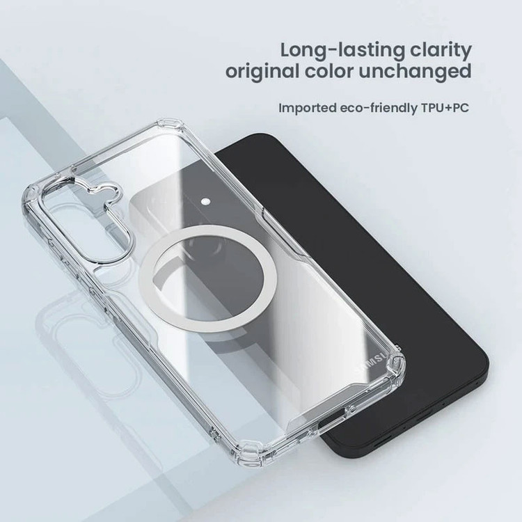 کاور نیلکین مدل Nature TPU Pro Magnetic مناسب برای گوشی موبایل سامسونگ Galaxy A56/ A36