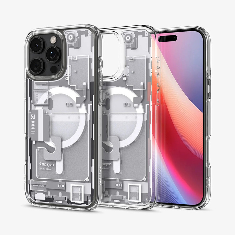 کاور اسپیگن مدل Ultra Hybrid Zero One مناسب برای گوشی موبایل اپل iPhone 16 Pro
