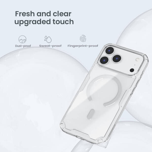 کاور نیلکین مدل Nature TPU Pro Magnetic مناسب برای گوشی موبایل اپل iPhone 17 Pro