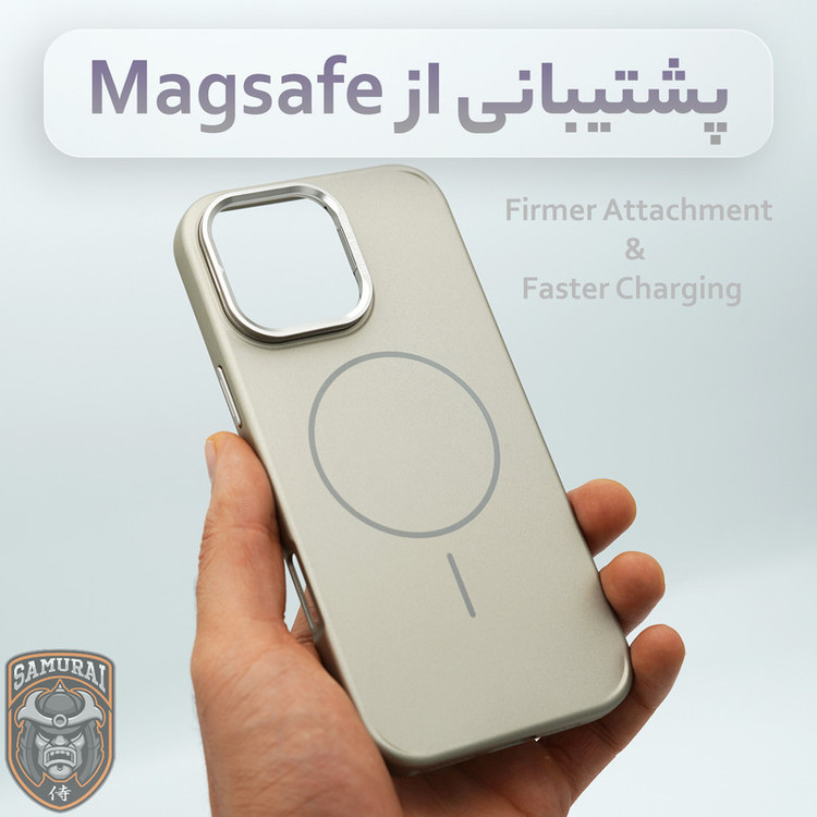 کاور سامورایی مدل Bracket Lens مناسب برای گوشی موبایل اپل iPhone 16 Pro Max