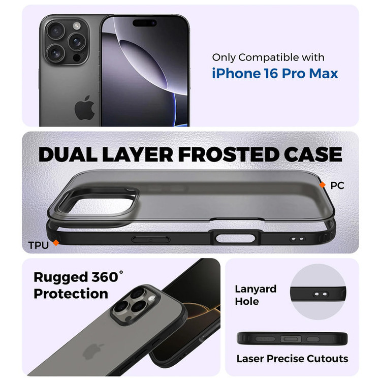 کاور سامورایی مدل Specter مناسب برای گوشی موبایل اپل iPhone 16 Pro Max