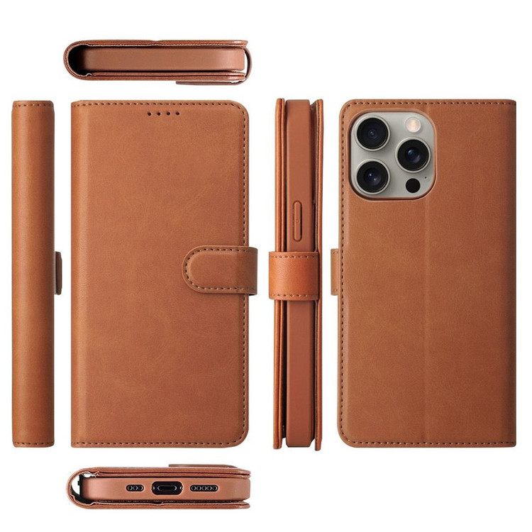 کیف کلاسوری اچ دی دی طرح چرمی مگ سیف مدل LUXURY مناسب برای گوشی موبایل اپل IPHONE 13 pro