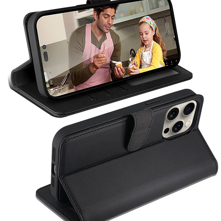 کیف کلاسوری اچ دی دی طرح چرمی مگ سیف مدل LUXURY مناسب برای گوشی موبایل اپل IPHONE 13 pro
