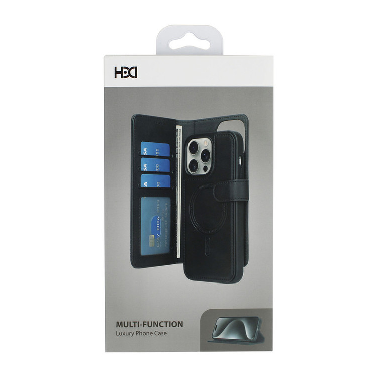 کیف کلاسوری اچ دی دی طرح چرمی مگ سیف مدل LUXURY مناسب برای گوشی موبایل اپل IPHONE 13 pro