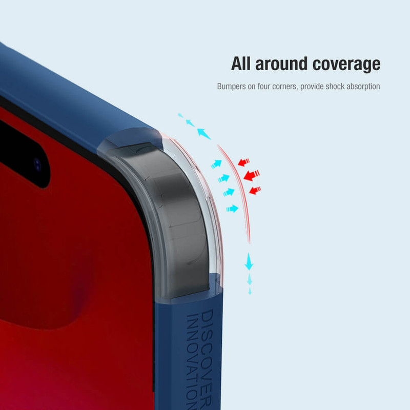 کاور نیلکین مدل Super Frosted Shield Pro مناسب برای گوشی موبایل اپل iPhone 15 Pro Max