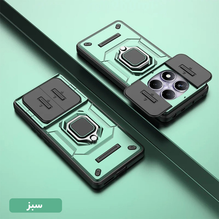 کاور سامورایی مدل Shockproof مناسب برای گوشی موبایل شیائومی Redmi Note 15 4G / Redmi Note 15 5G / Poco M8 5G