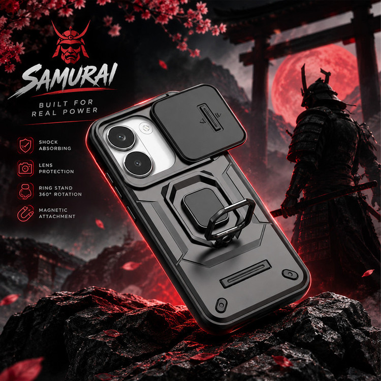 کاور سامورایی مدل Shockproof مناسب برای گوشی موبایل شیائومی Poco X8 Pro