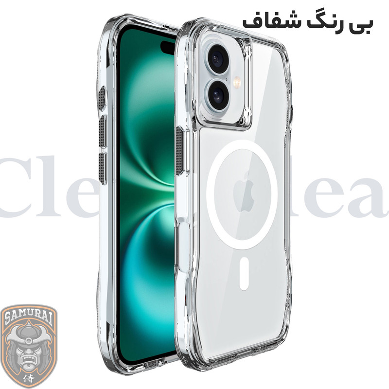 کاور سامورایی مدل Octagon Magsafe مناسب برای گوشی موبایل اپل iPhone 16