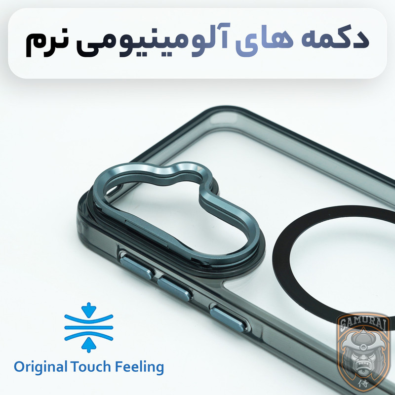 کاور سامورایی مدل Crystal Stand مناسب برای گوشی موبایل سامسونگ Galaxy A57 5G