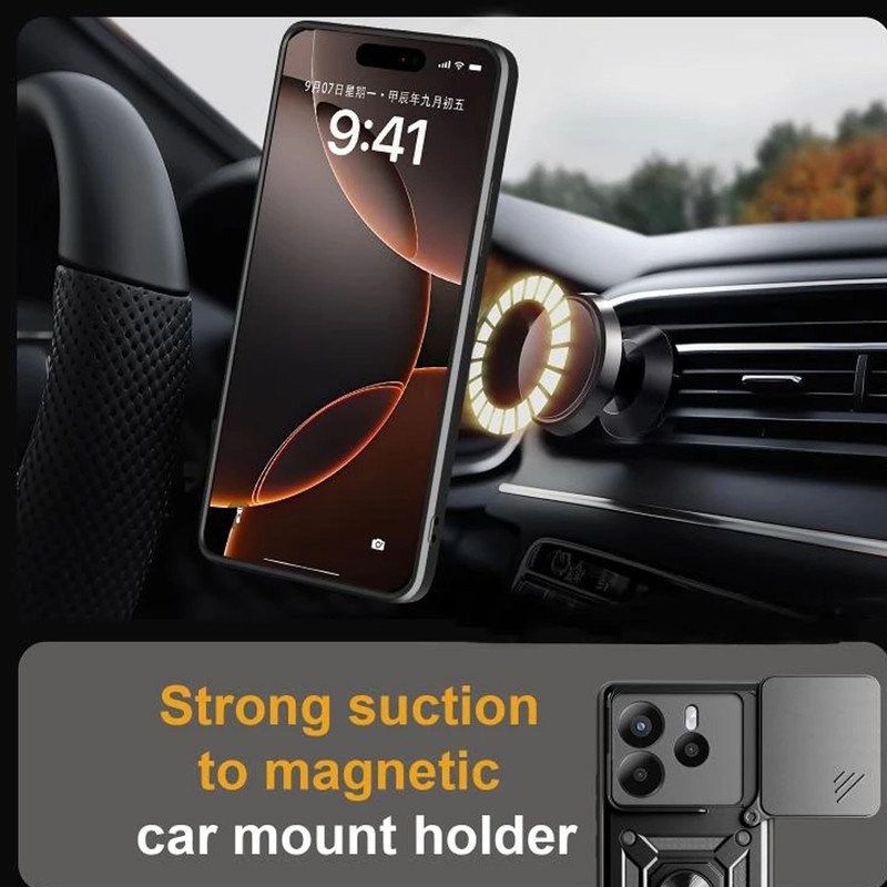 کاور اسپارتان مدل Defender Armor مناسب برای گوشی موبایل شیائومی Redmi Note 14 4G به همراه بندآویز و پاپ سوکت