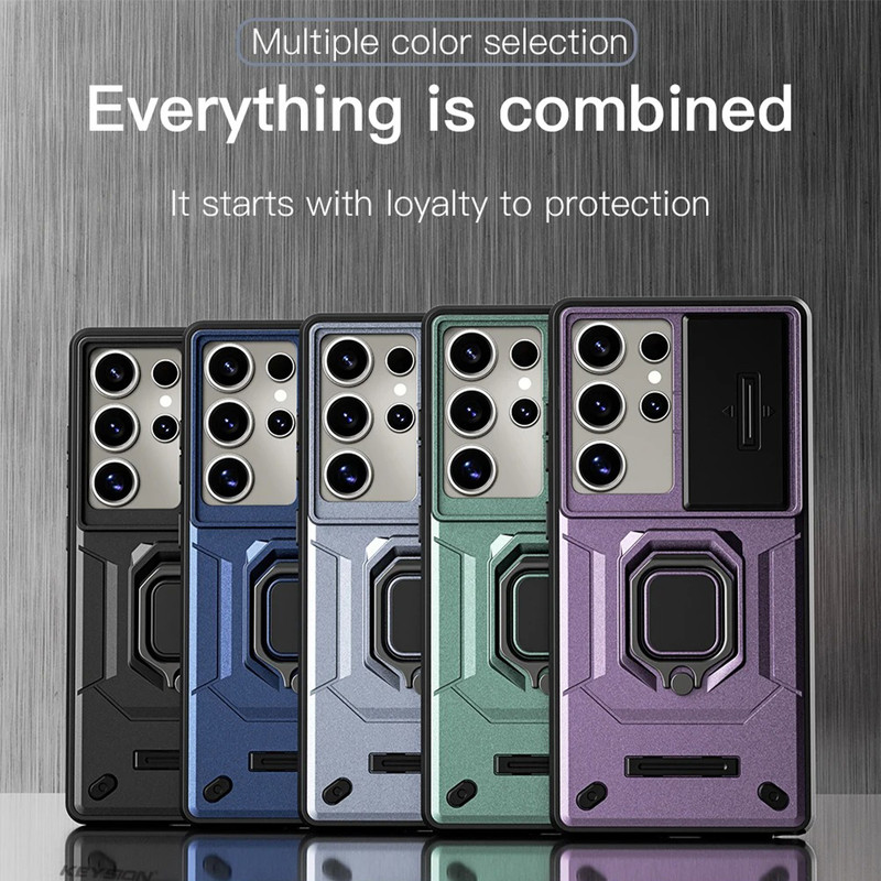 کاور سامورایی مدل Shockproof مناسب برای گوشی موبایل سامسونگ Galaxy S25 Ultra