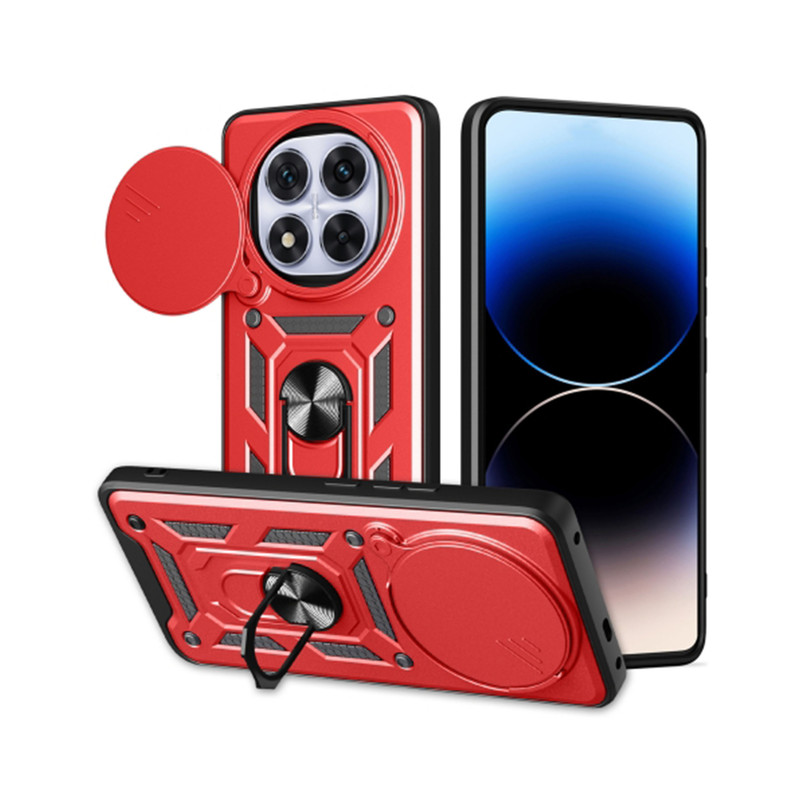 کاور اسپارتان مدل Defender Armor مناسب برای گوشی موبایل شیائومی Redmi Note 14 Pro 4G به همراه بندآویز و پاپ سوکت