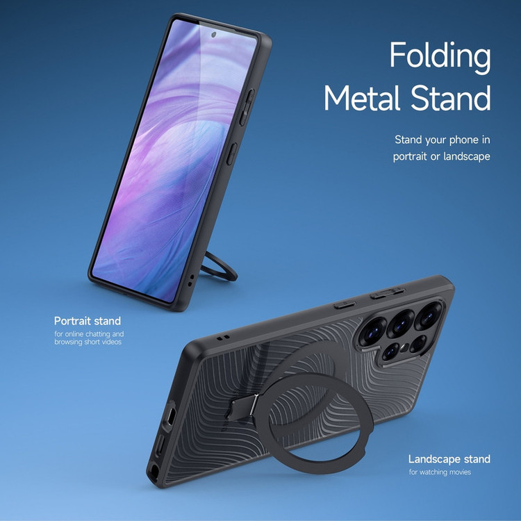 کاور بادیگارد مدل Wave Stand 2 مناسب برای گوشی موبایل سامسونگ Galaxy S25 Ultra