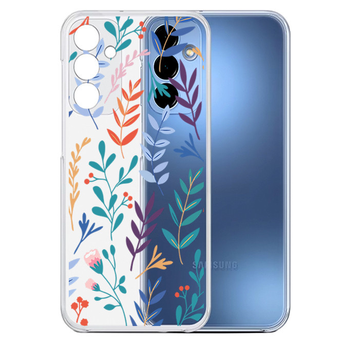 کاور طرح Tiny Leaves مناسب برای گوشی موبایل سامسونگ Galaxy A35