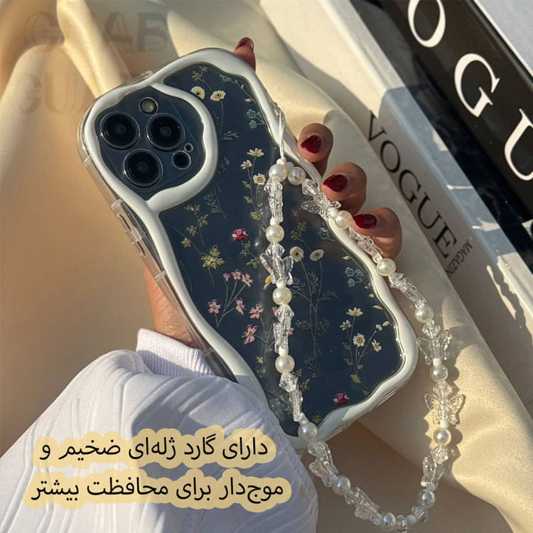 کاور قاب گارد مدل KAVG مناسب برای گوشی موبایل اپل iPhone 16 Pro Max به همراه بند آویز