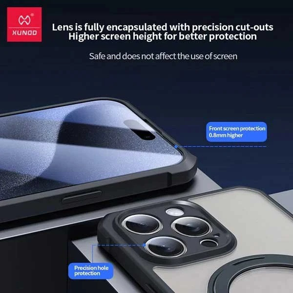 کاور اپیکوی مدل Xundd Rotating 360 Magnetic مناسب برای گوشی موبایل سامسونگ Galaxy S25 Ultra