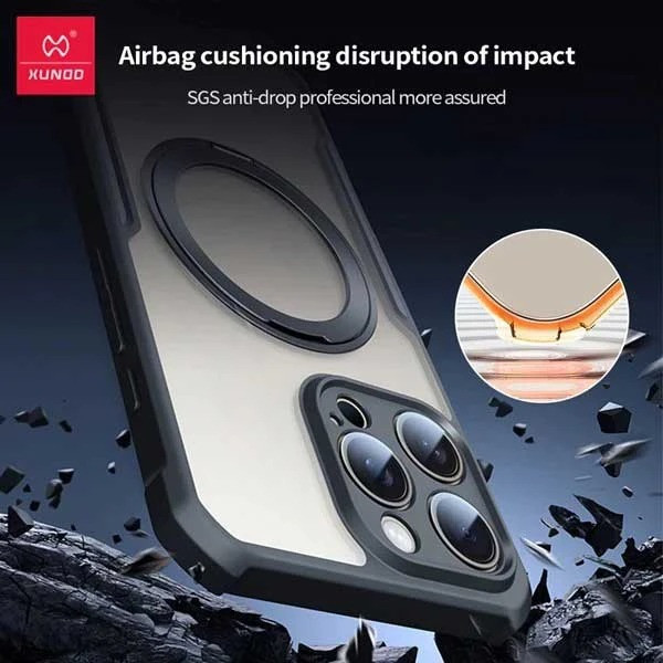 کاور اپیکوی مدل Xundd Rotating 360 Magnetic مناسب برای گوشی موبایل سامسونگ Galaxy S25 Ultra