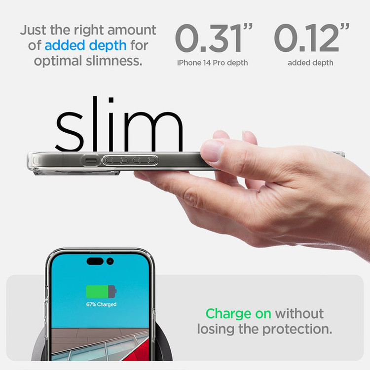 کاور اسپیگن مدل Ultra Hybrid مناسب برای گوشی موبایل اپل iPhone 14 Pro