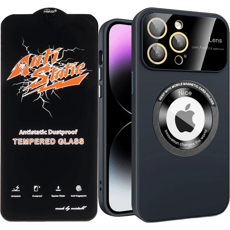 کاور مسیر مدل LXRY Magnetic مناسب برای گوشی موبایل اپل iPhone 13 PRO Max به همراه محافظ صفحه نمایش
