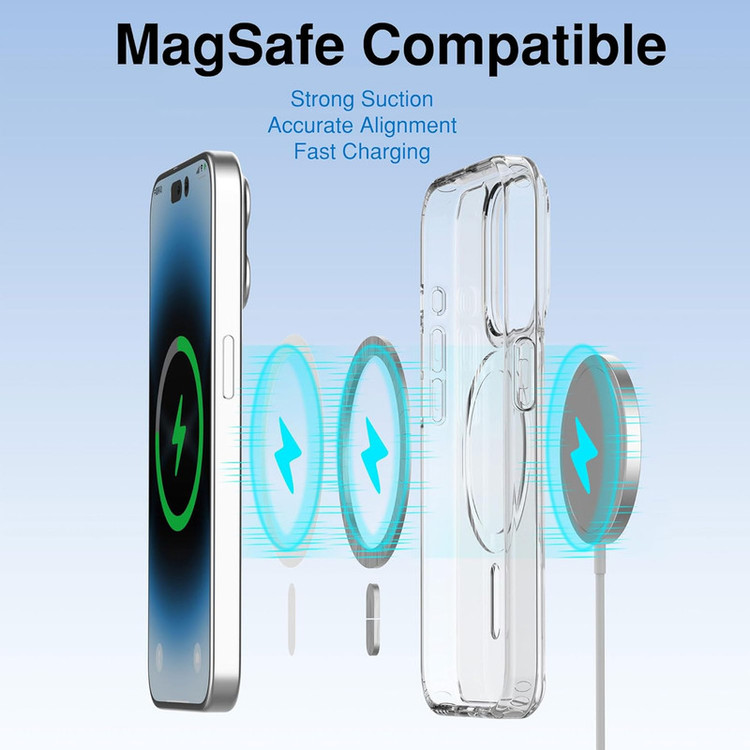 کاور هاپلایت مدل MagSafe Clear HL مناسب برای گوشی موبایل اپل iPhone 14 Pro به همراه محافظ لنز دوربین