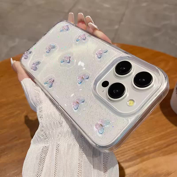 کاور هایکول مدل پروانه هولوگرامی مناسب برای گوشی موبایل اپل iPhone 15 Pro max