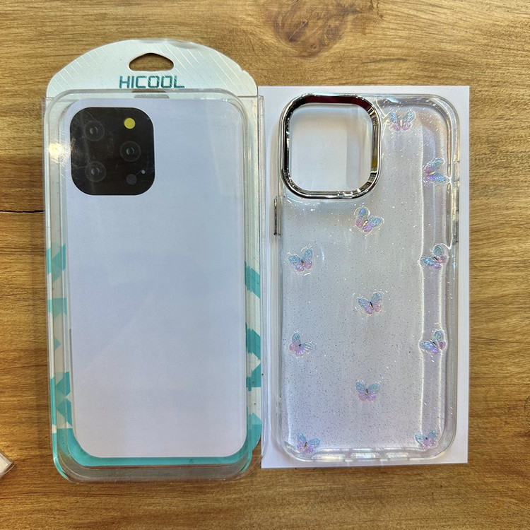 کاور هایکول مدل پروانه هولوگرامی مناسب برای گوشی موبایل اپل iPhone 15 Pro max