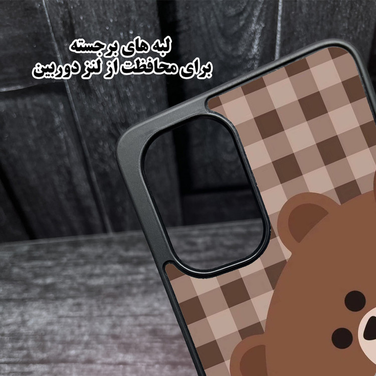 کاور قاب گارد طرح خرس مدل GCHPA03S مناسب برای گوشی موبایل سامسونگ Galaxy A02s / M02s / A03s / F02s