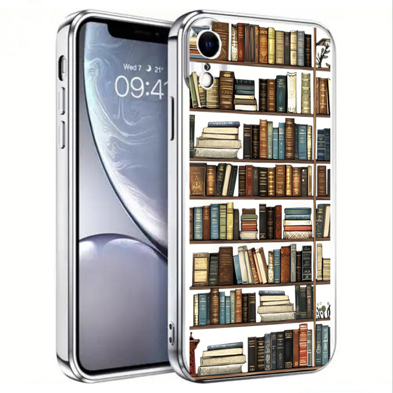 کاور طرح Library مناسب برای گوشی موبایل اپل Iphone Xr